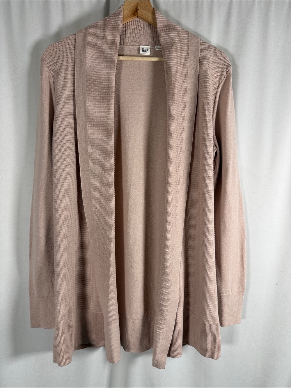 GAP Open-Front Cardigan - Dusty Rose